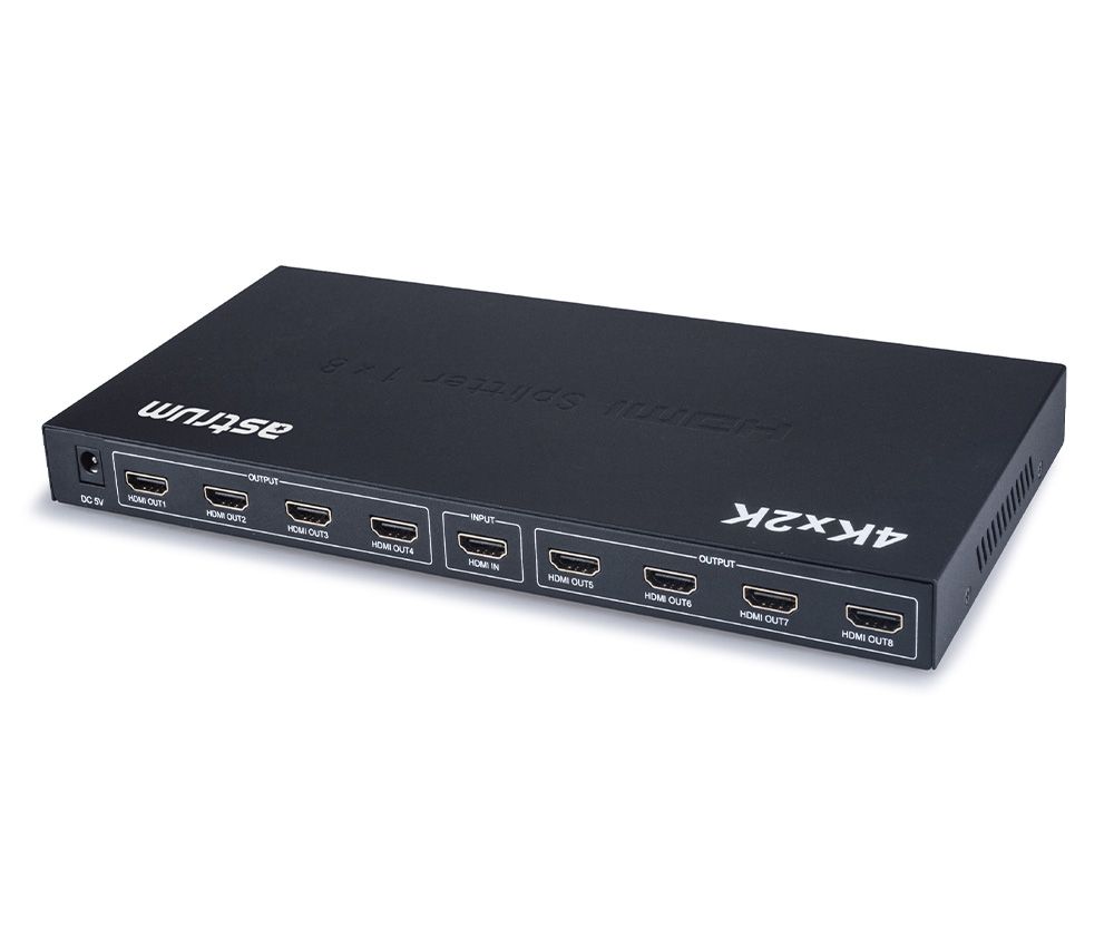 Astrum 8 Port HDMI Splitter - 1080p HD - SP080