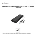 Astrum NVMe M.2 SSD Enclosure for PCIe & NGFF - ENP4310