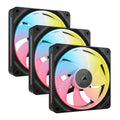 Corsair iCUE LINK LX120-R RGB 120mm PWM Reverse Fans Starter Kit 3-Pack