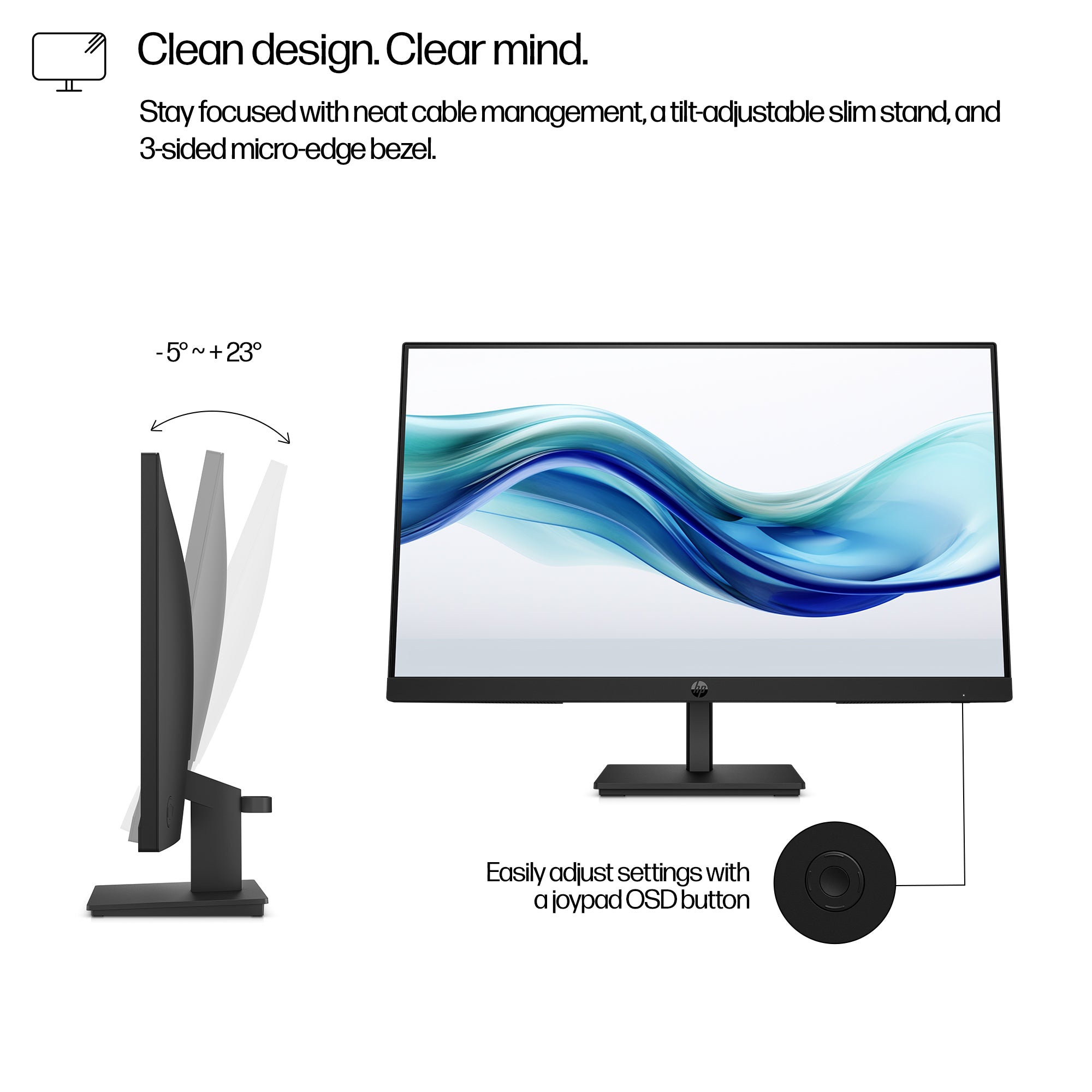HP Series 3 Pro 23.8" FHD IPS Monitor