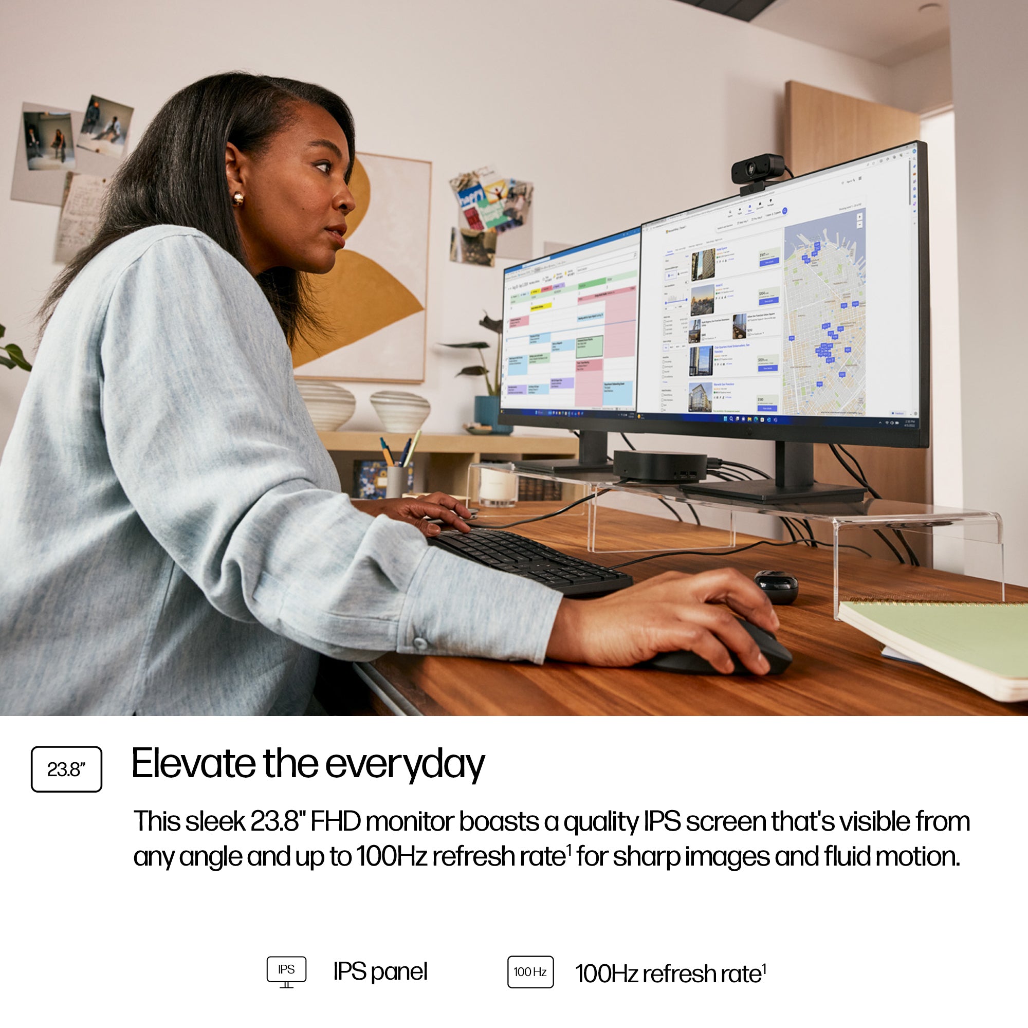HP Series 3 Pro 23.8" FHD IPS Monitor
