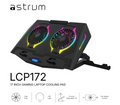 Astrum Laptop Cooling Pad 17.0″ 2 x 120mm Fan RGB 6 Level - LCP172