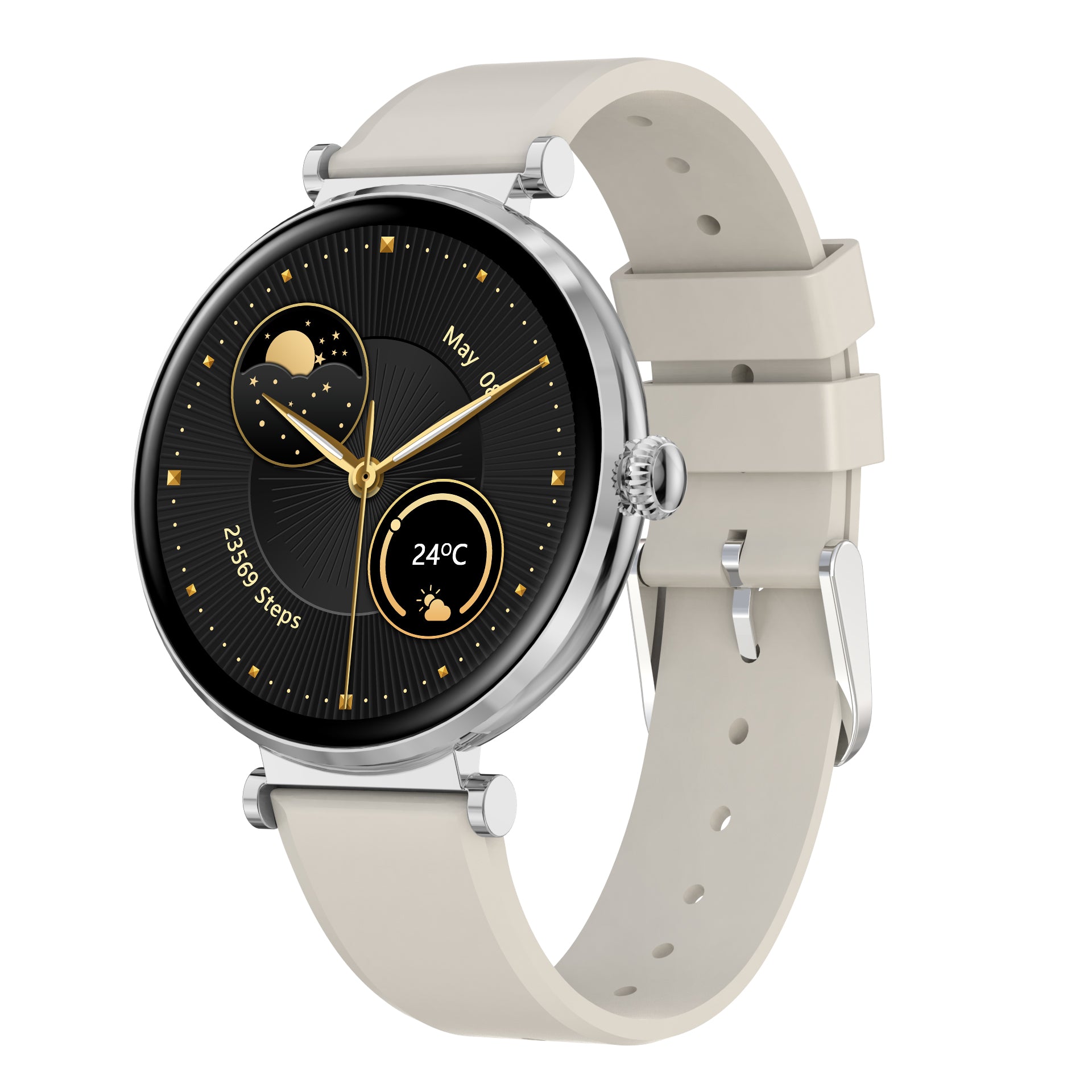 Astrum Smart Watch 1.32" AMOLED IPX68 with BT Calls Sports HR BP BO - MT510